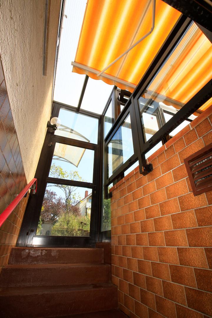 Keller Treppe richtung Garten