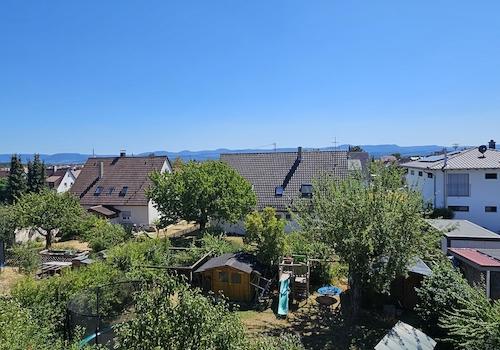 Aussicht Zimmer 1 (2. OG)