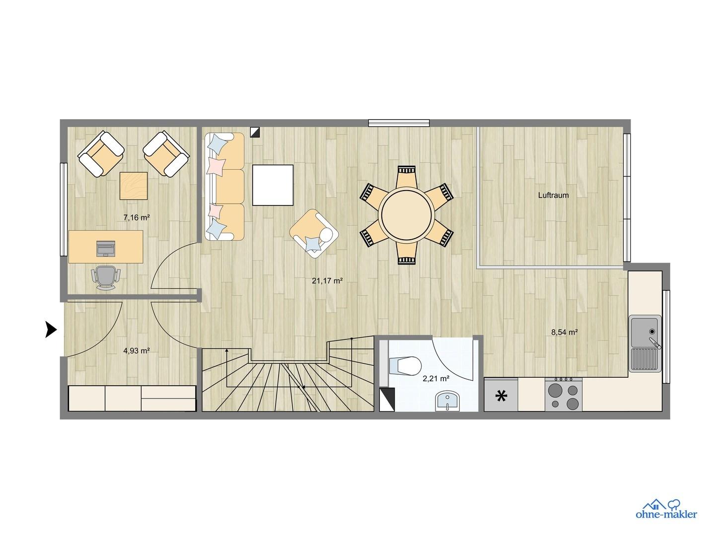 Eingang / Esszimmer / Küche