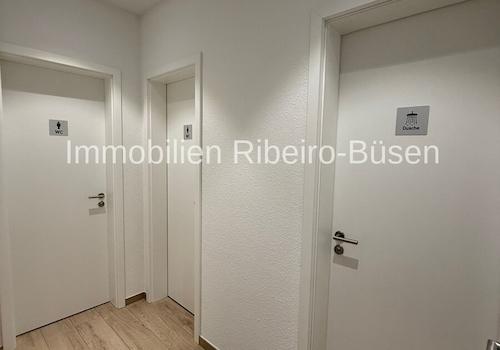 Flur zu den Toiletten