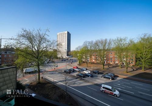 Blick vom Balkon