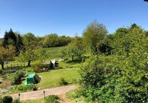 Aussicht vom Balkon im OG
