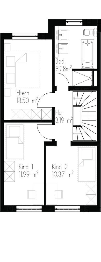 Grundriss Obergeschoss