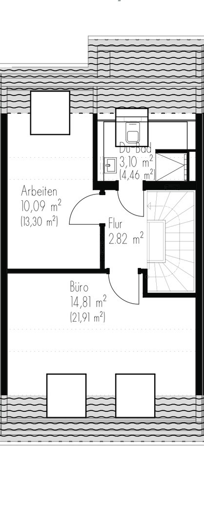 Grundriss Dachgeschoss