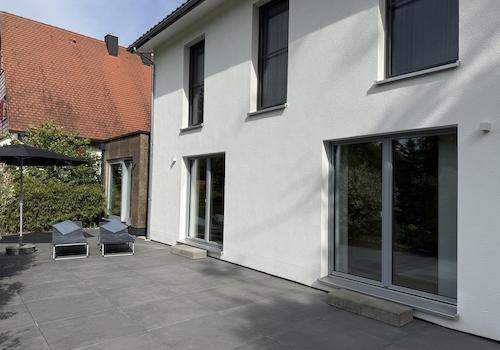 Terrasse Westansicht