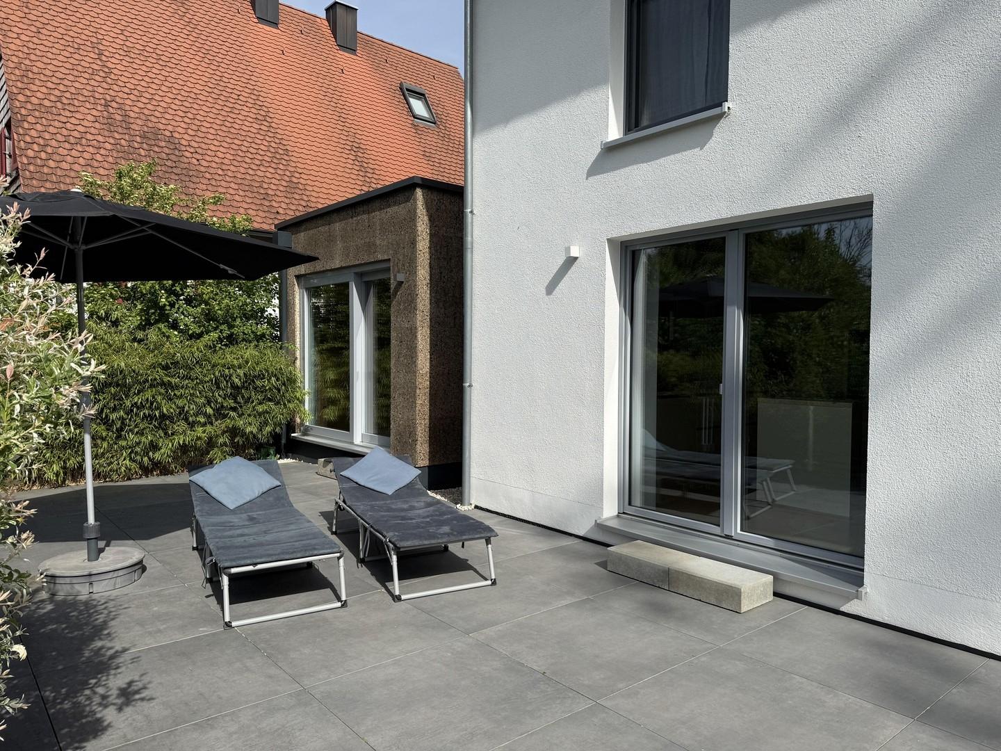 Terrasse Westansicht