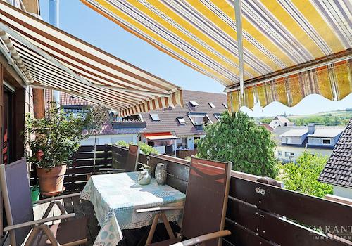gemütlicher Balkon