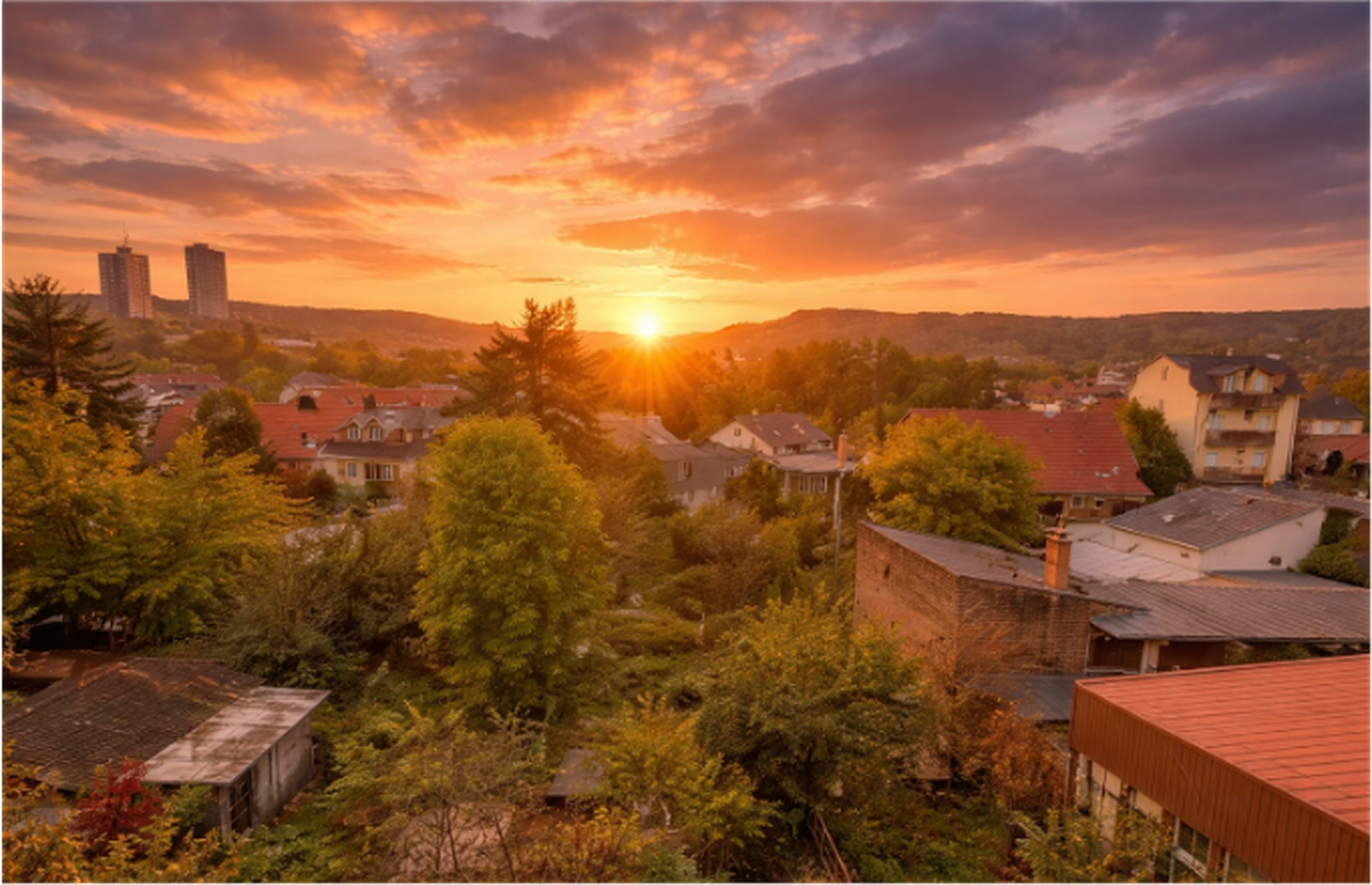 Ausblick Küche/Bad