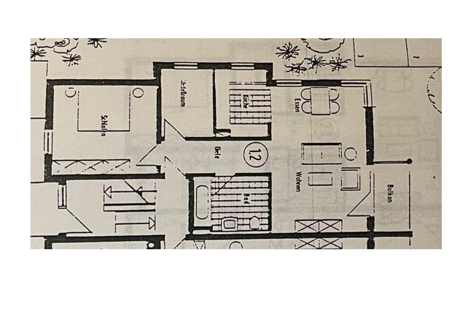 Grundriss Whg 1