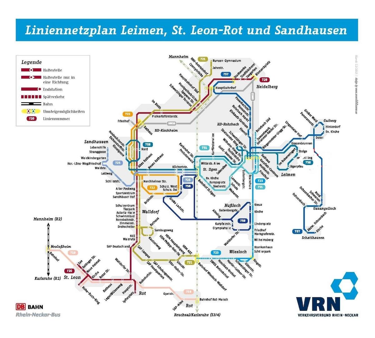 Busverkehr Heidelberg Umfeld