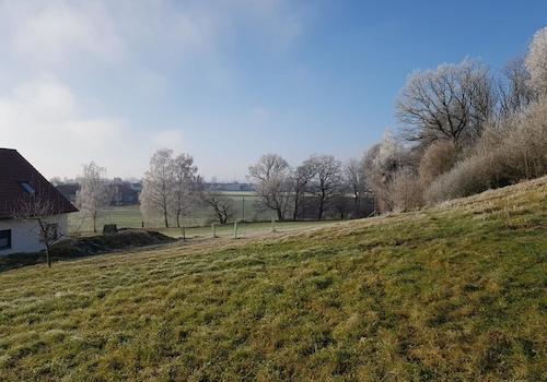 Blick über das Grundstück