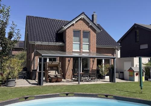 Blick aus dem Garten 