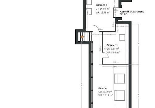 Grundriss Spitzboden