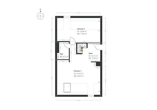 Grundriss Dachgeschoss