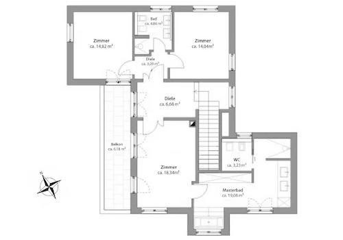 Grundriss Obergeschoss