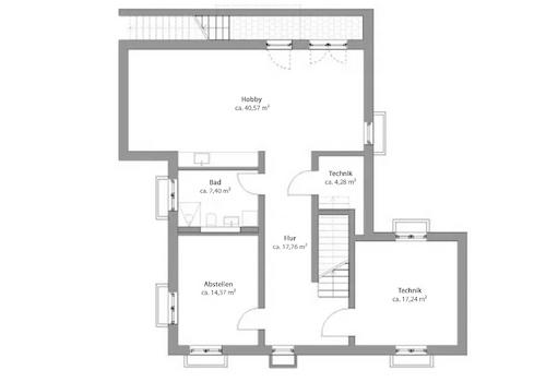 Grundriss Untergeschoss