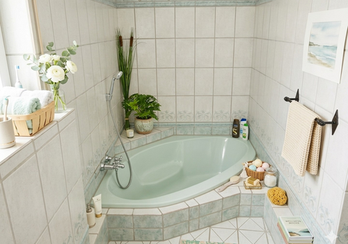 Badezimmer mit Wanne