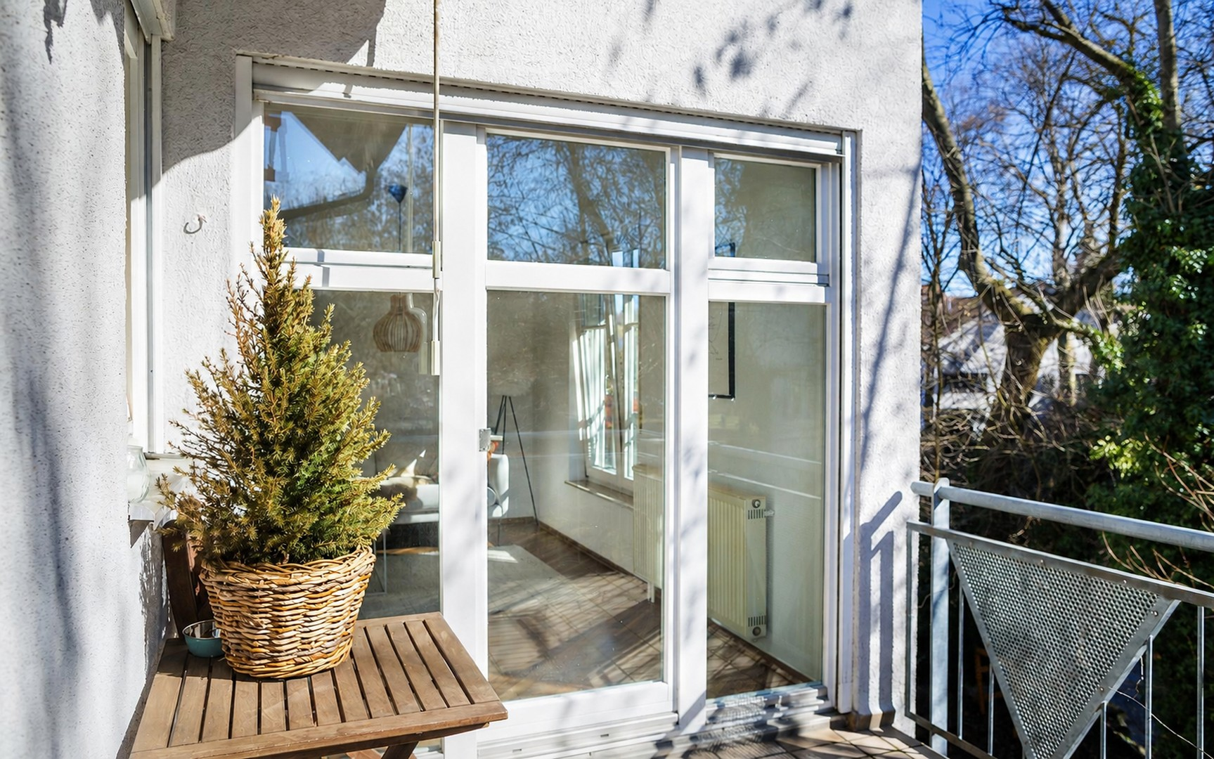 Balkon von Wohnzimmer