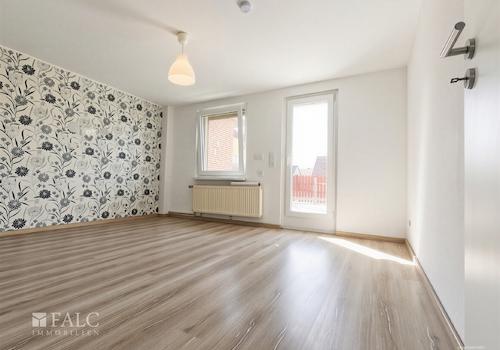 Schlafzimmer Ansicht zur Dachterrasse