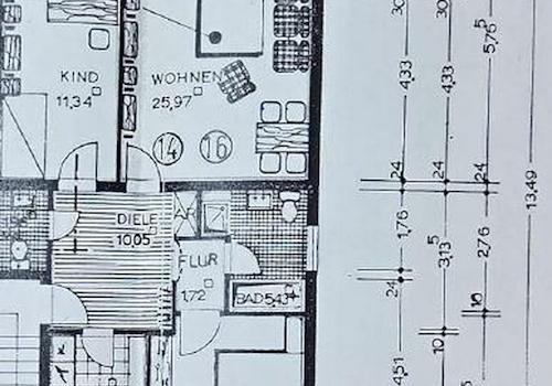 Grundriss Wohnung