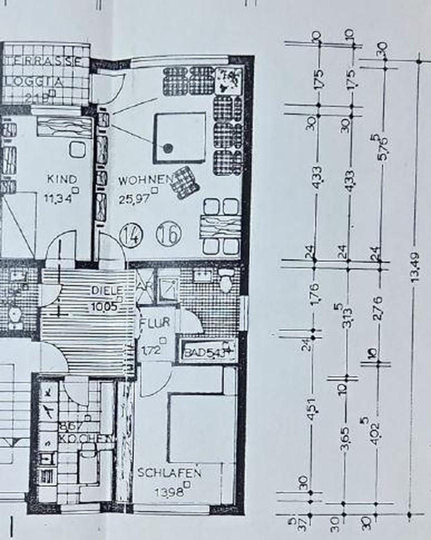 Grundriss Wohnung