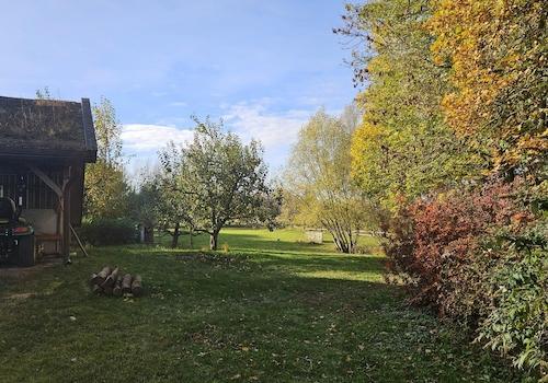 Herbst Blick zur Wiese von Nor