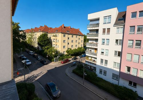 Blick auf die Straße
