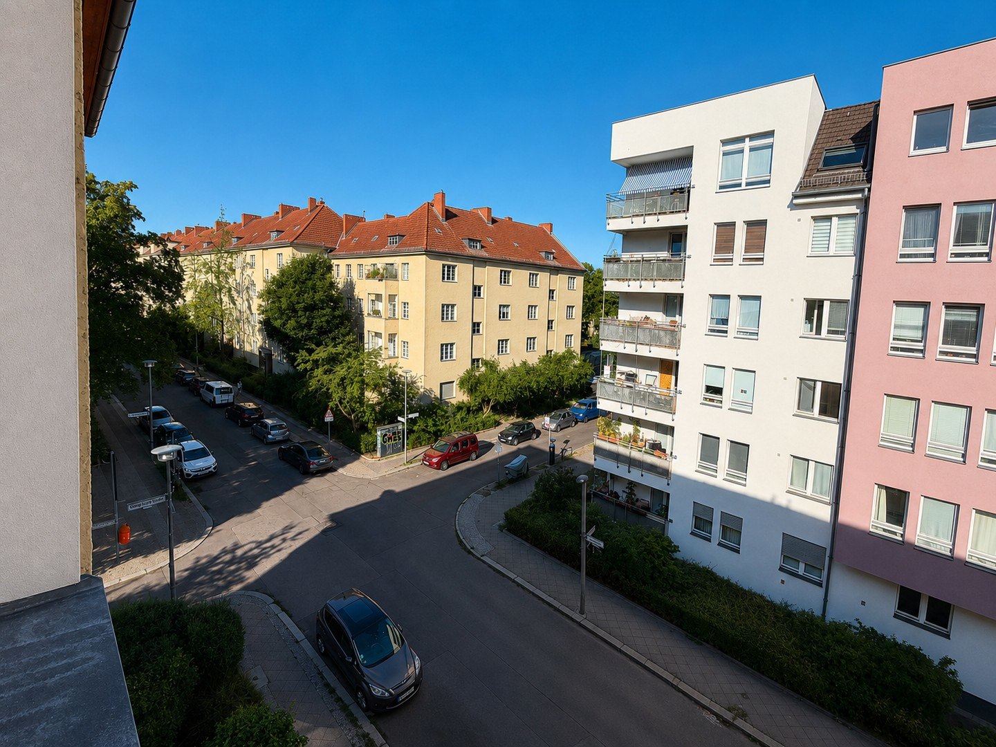 Blick auf die Straße