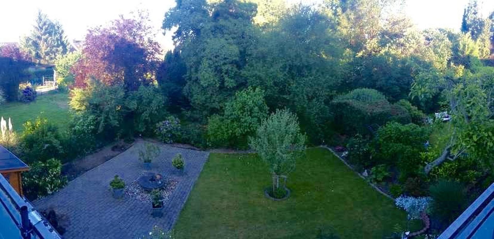 Aussicht vom Balkon