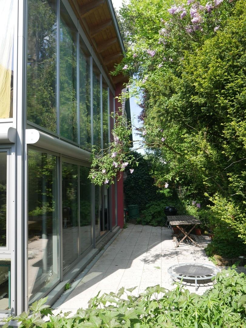 Studio mit Fensterfront