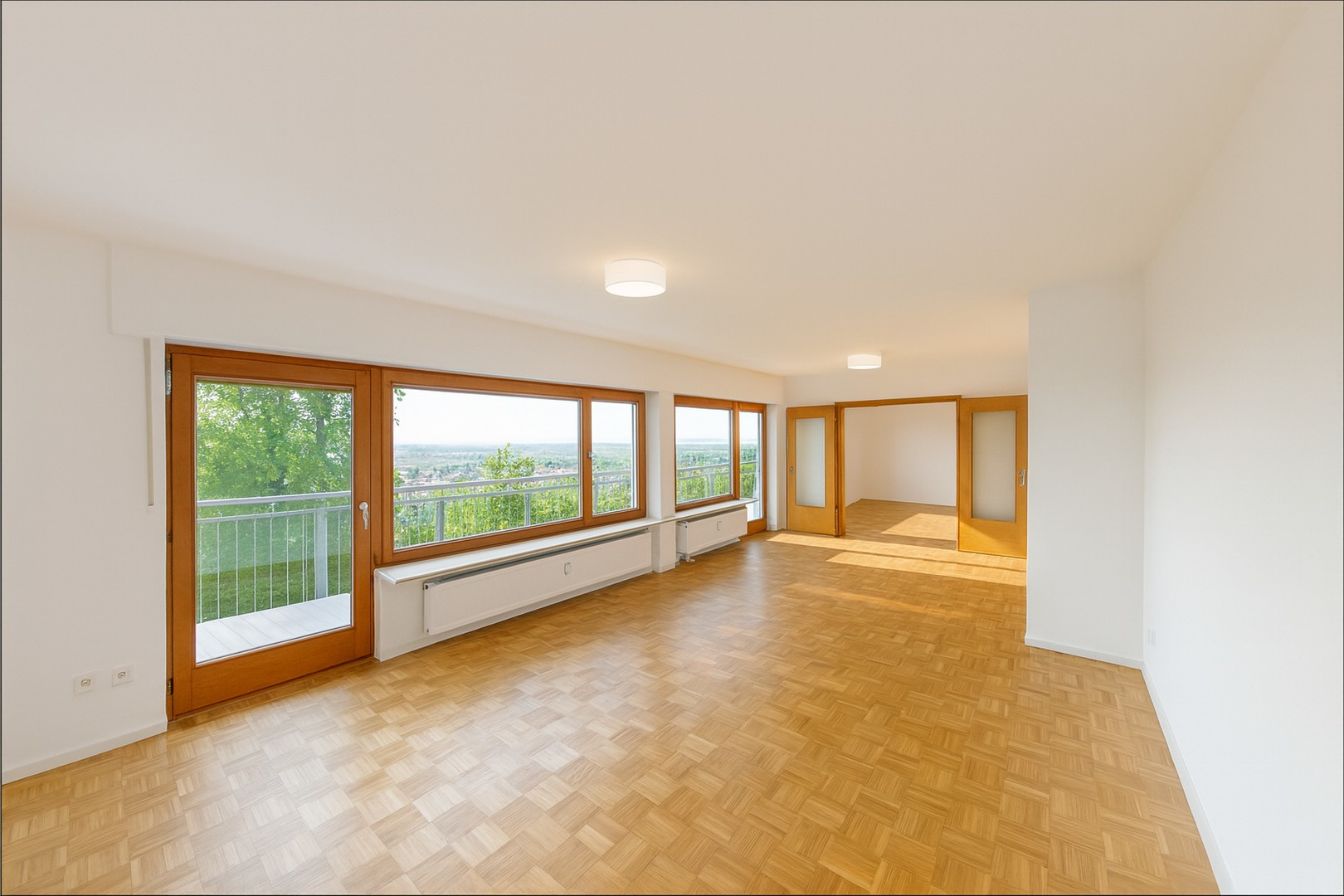 Wohnzimmer mit Rheinblick