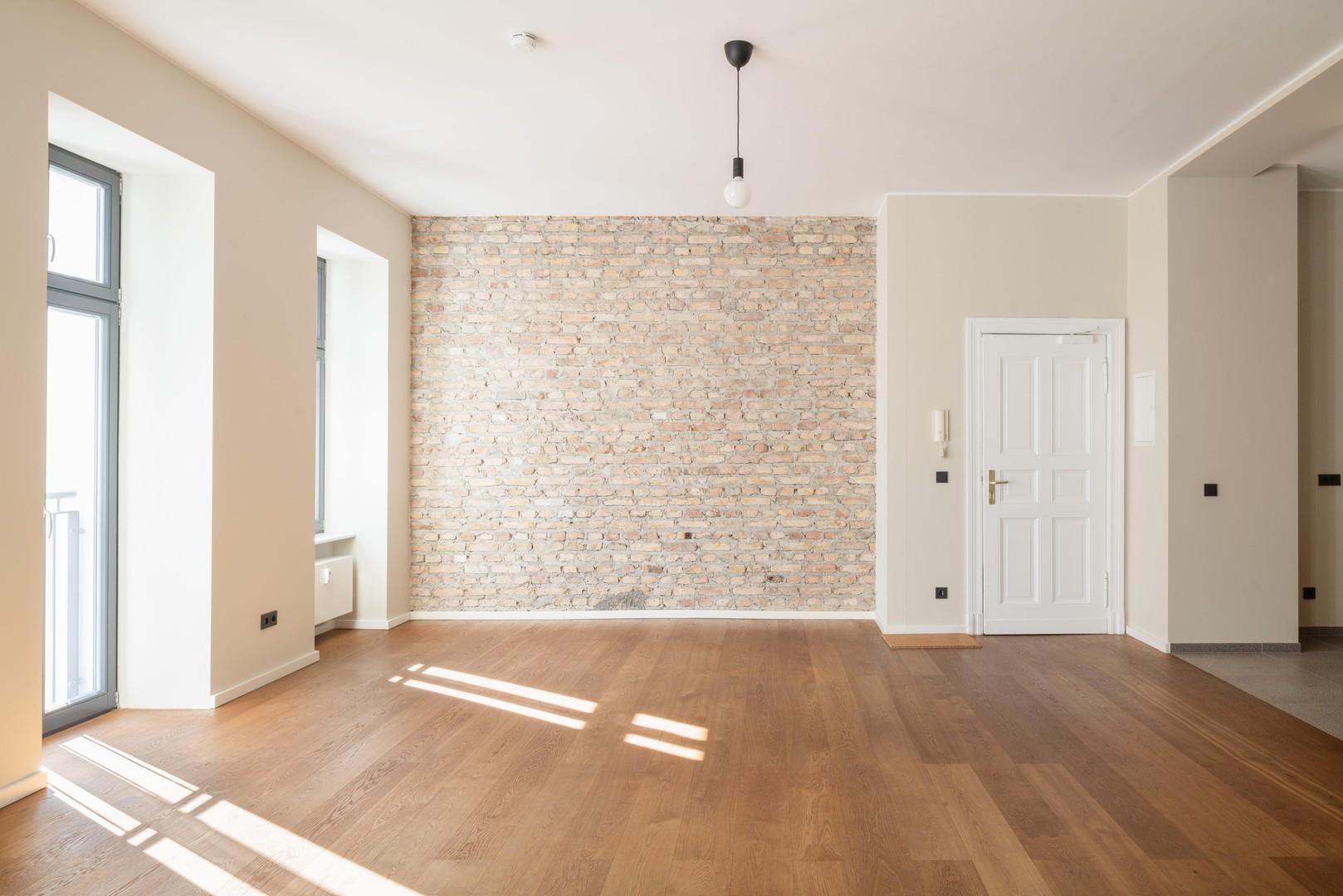 Wohnloft Essplatz mit Dekowand