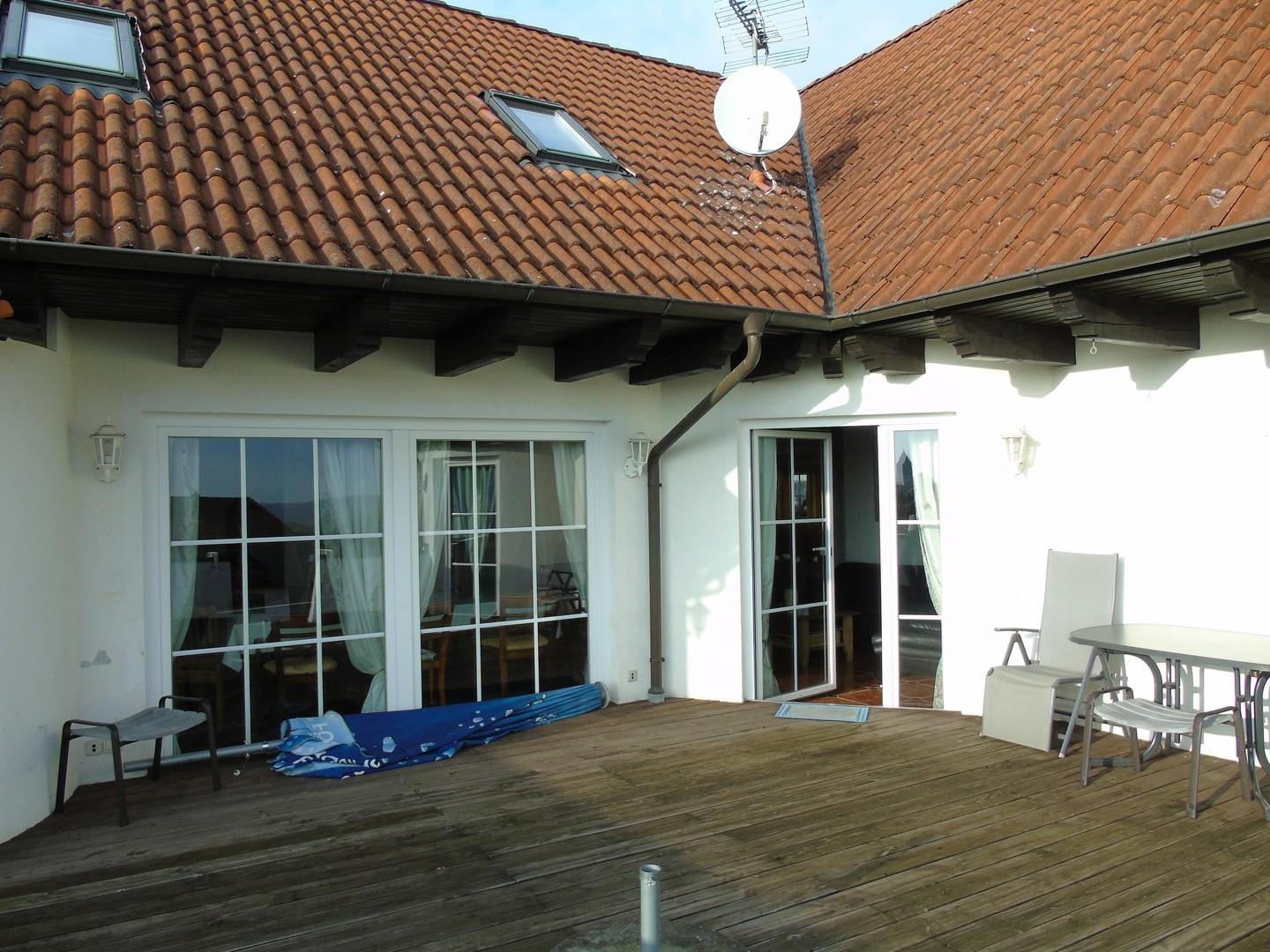 Ansicht von der Terrasse
