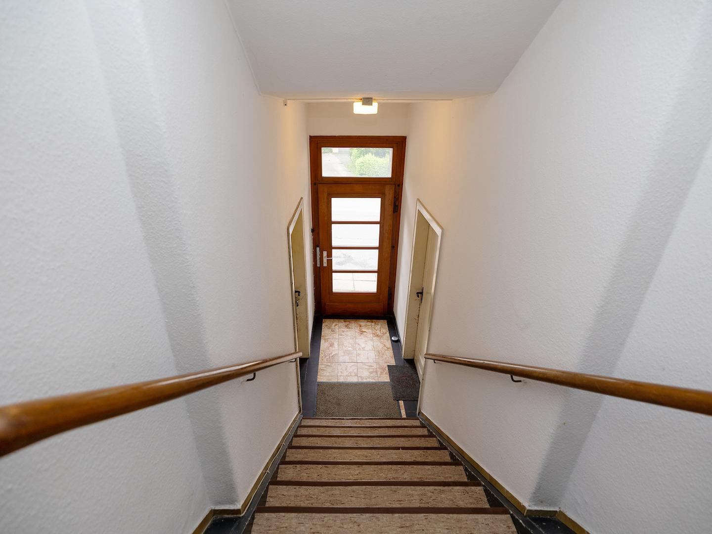 Eingangsbereich Ladenanbau Vorderhaus