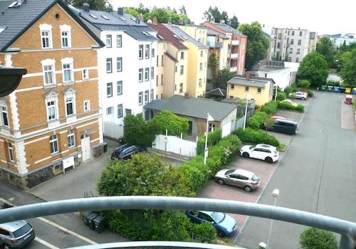 Blick vom kleinen Balkon