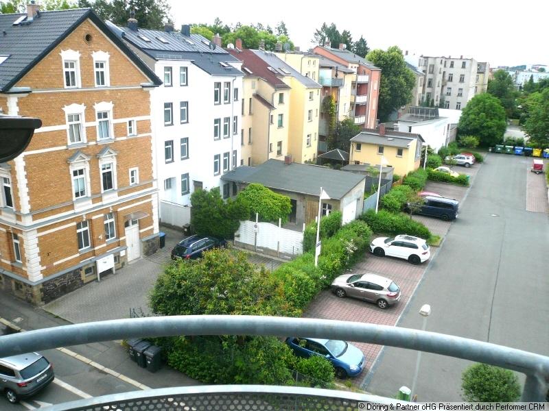 Blick vom kleinen Balkon