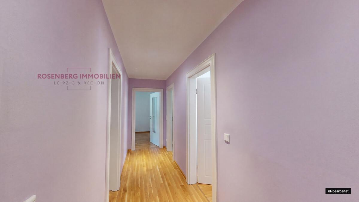Immobilie in Leipzig zu verkaufen_3-Raum_Terrassenwohnung_Flur