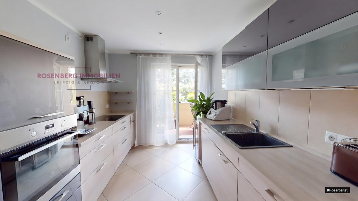 Immobilie in Leipzig zu verkaufen_3-Raum_Terrassenwohnung_Küche