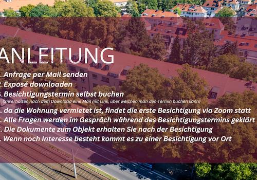 Immobilie in Leipzig zu verkaufen_3-Raum_Terrassenwohnung_Anleitung Online-Termin