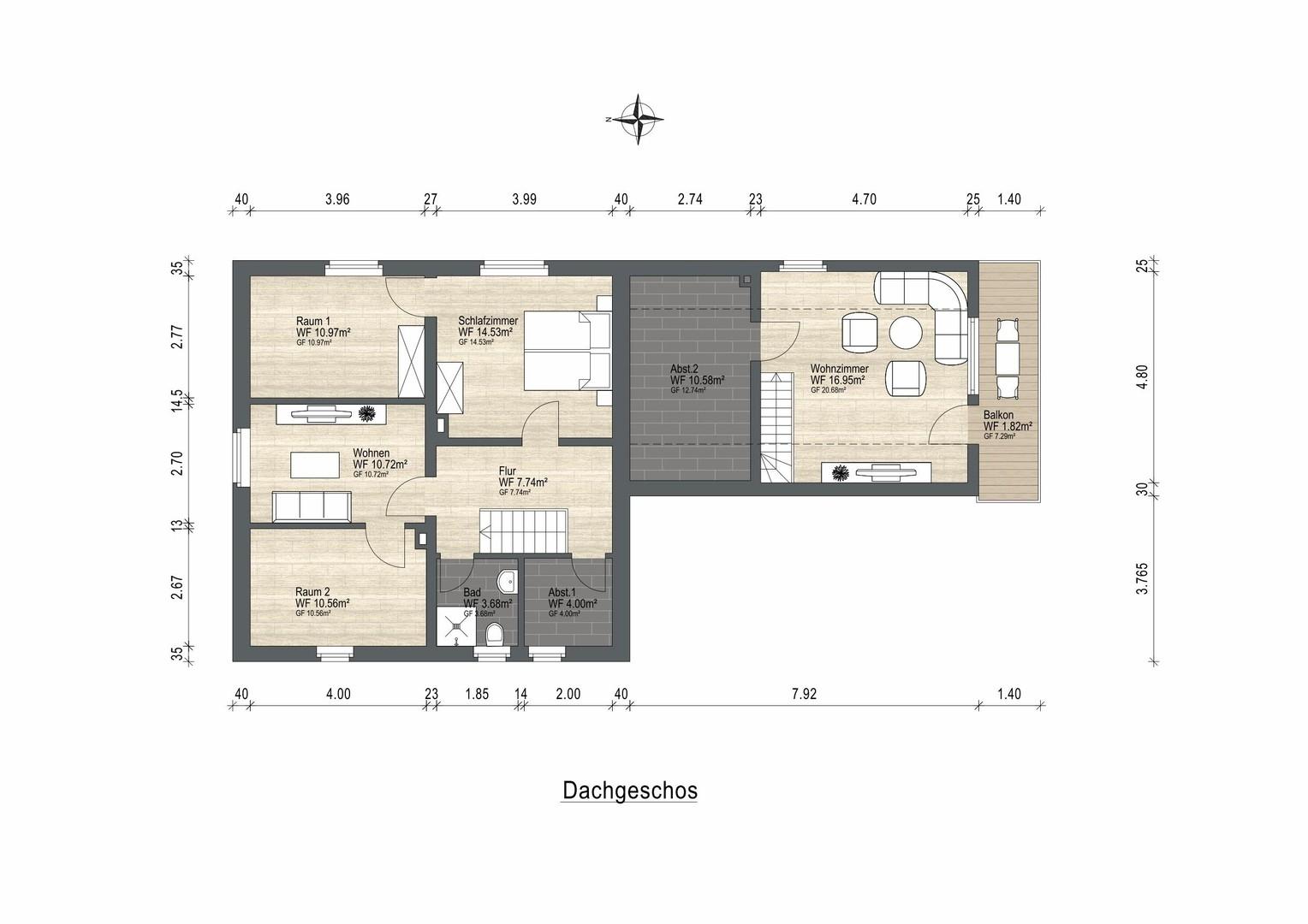 Grundriss DG