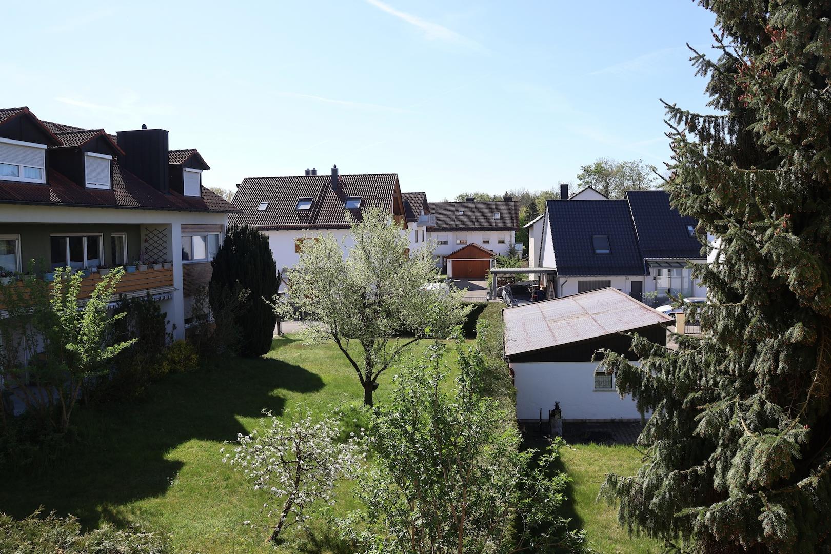 Blick vom Balkon