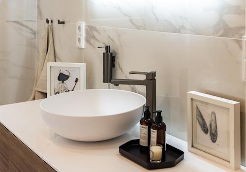 Close Up Badezimmer