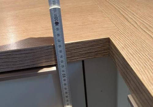 Erhöhte Arbeitsplatte Küche