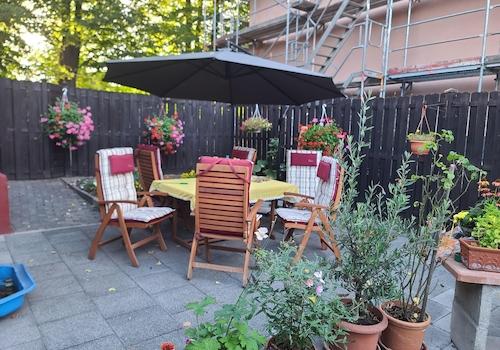 Sitzgruppe im Garten