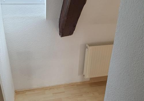 Flur mit Balken