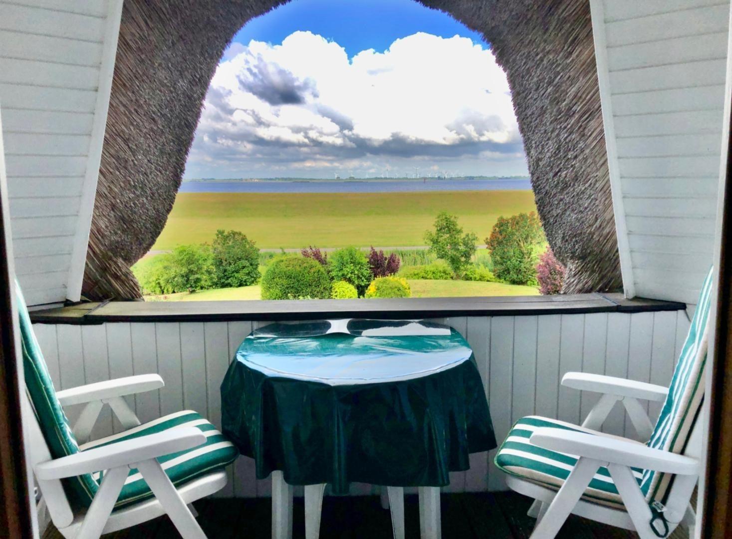 Loggia im Obergeschoss
