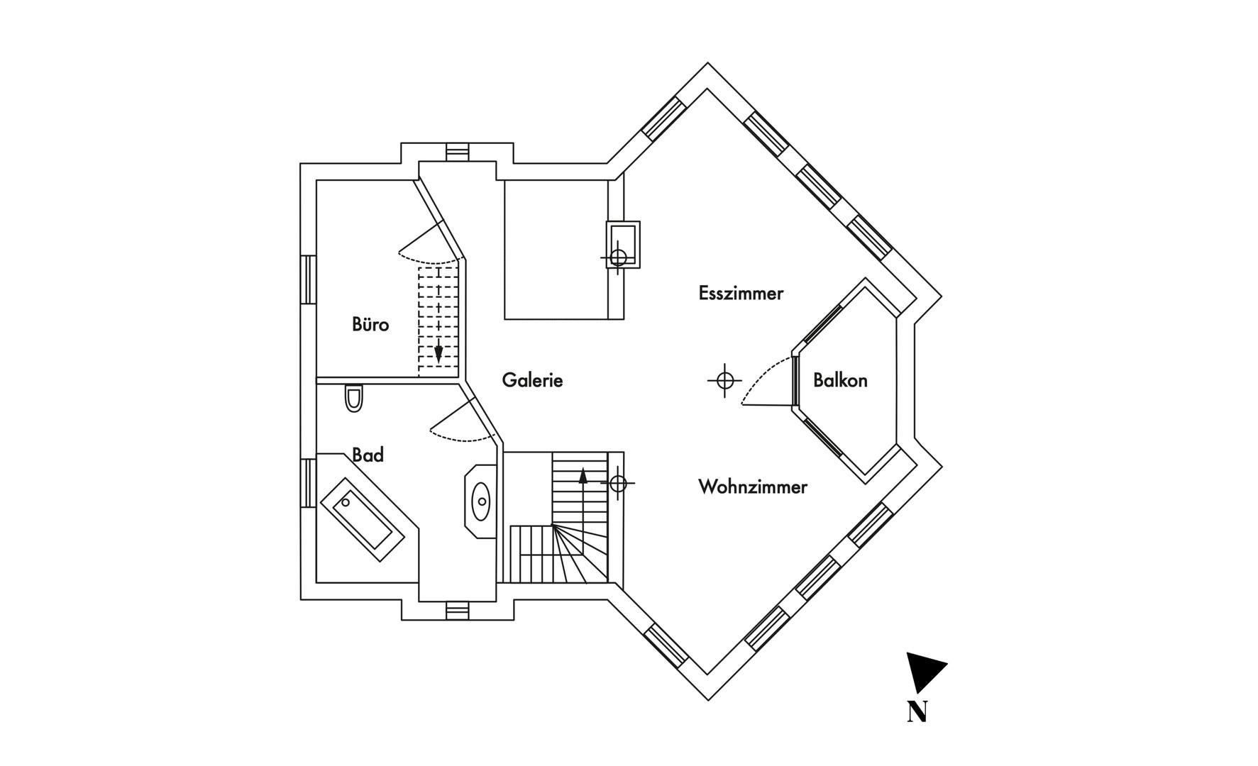 Grundriss Obergeschoss