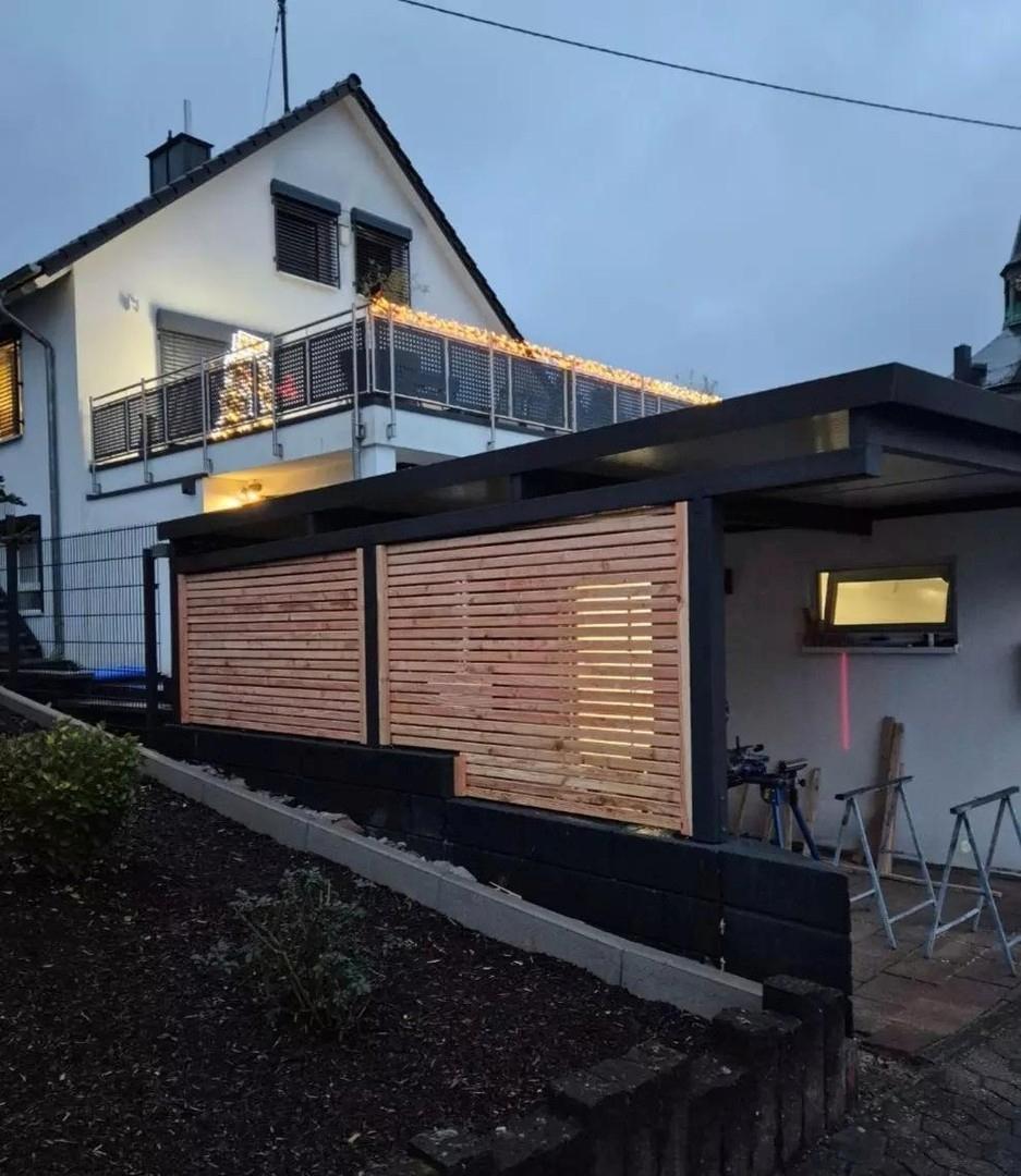 Carport Seitenansicht