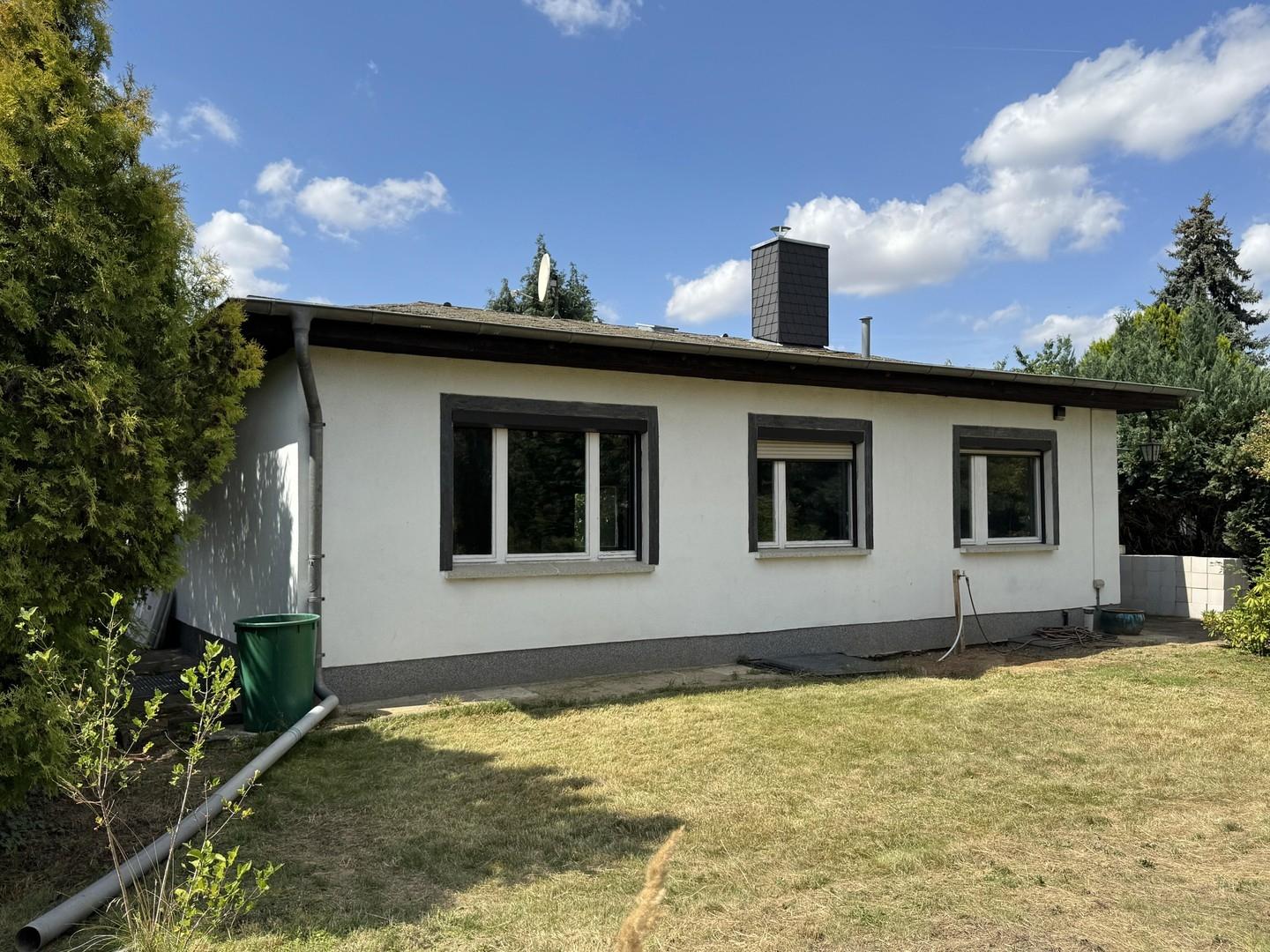 Vorderseite des Hauses