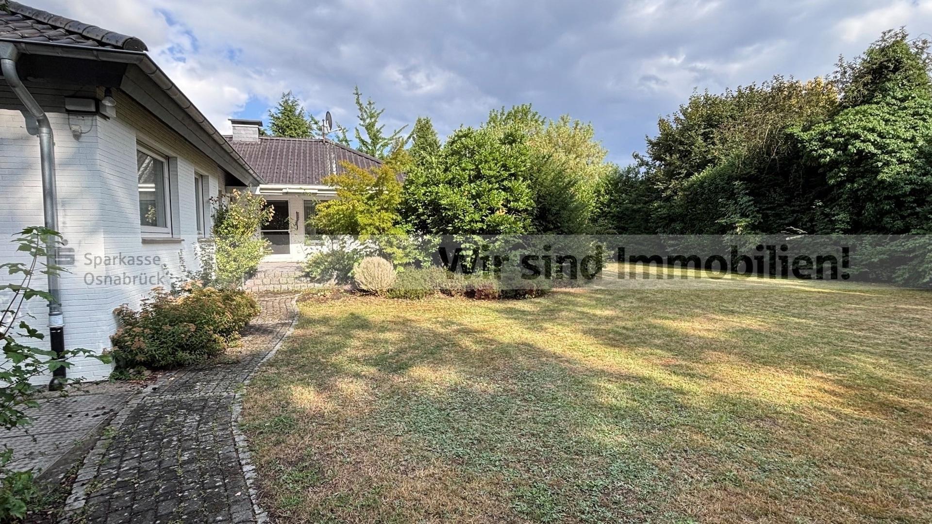 Rückansicht mit Garten